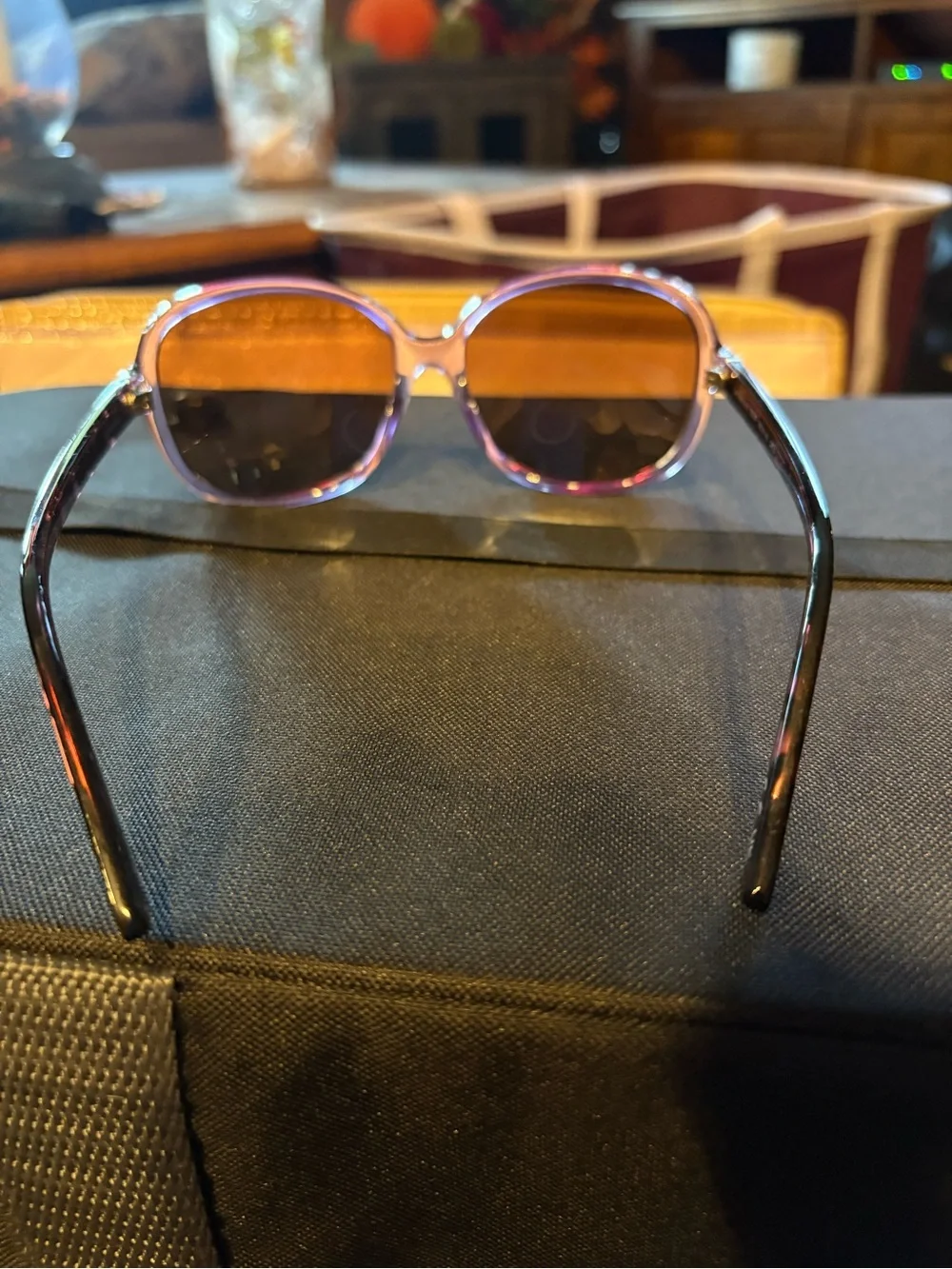 Prive Reveaux Purple Oversized Women's Sunglasses with Dark Lenses